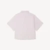 Camicia corta con spalle scese ‘Boke Flower 2.0’ in popeline di cotone Camicia corta con spalle scese ‘Boke Flower 2.0’ in popeline di cotone