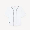 Camicia da baseball a maniche corte ‘Boke Flower 2.0’ in popeline di cotone Camicia da baseball a maniche corte ‘Boke Flower 2.0’ in popeline di cotone