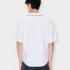 Camicia da baseball a maniche corte ‘Boke Flower 2.0’ in popeline di cotone Camicia da baseball a maniche corte ‘Boke Flower 2.0’ in popeline di cotone