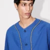 Camicia da baseball a maniche corte ‘Boke Flower 2.0’ in popeline di cotone Camicia da baseball a maniche corte ‘Boke Flower 2.0’ in popeline di cotone