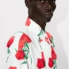 Camicia doppiopetto “Kenzo Archive Rose” in cotone Camicia doppiopetto “Kenzo Archive Rose” in cotone