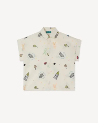 Camicia “Happy Sweet” in popeline di cotone