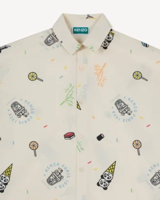 Camicia “Happy Sweet” in popeline di cotone