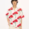 Camicia hawaiana a maniche corte “Kenzo Archive Rose” in cotone Camicia hawaiana a maniche corte “Kenzo Archive Rose” in cotone