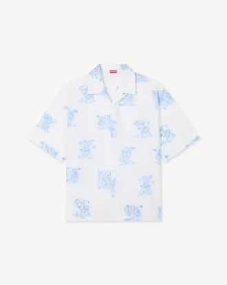 Camicia hawaiana a maniche corte “Kenzo Cartoon”