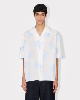 Camicia hawaiana a maniche corte “Kenzo Cartoon”