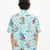 Camicia hawaiana a maniche corte “Kenzo Cartoon” in cotone seersucker Camicia hawaiana a maniche corte “Kenzo Cartoon” in cotone seersucker