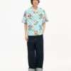 Camicia hawaiana a maniche corte “Kenzo Cartoon” in cotone seersucker Camicia hawaiana a maniche corte “Kenzo Cartoon” in cotone seersucker