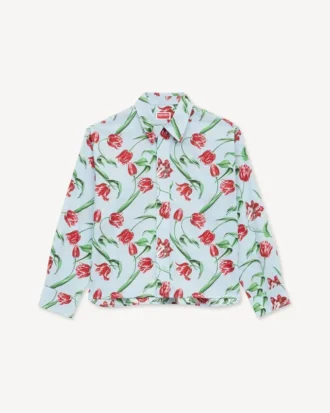 Camicia “Kenzo Tulip” in popeline di cotone