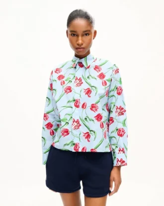 Camicia “Kenzo Tulip” in popeline di cotone