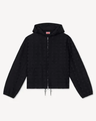 Camicia oversize con cappuccio Kenzo Weave’ in jacquard di cotone