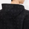 Camicia oversize con cappuccio Kenzo Weave’ in jacquard di cotone Camicia oversize con cappuccio Kenzo Weave’ in jacquard di cotone