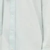 Camicia oversize con fiocco in chambray Stone Bleach Camicia oversize con fiocco in chambray Stone Bleach