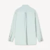 Camicia oversize con fiocco in chambray Stone Bleach Camicia oversize con fiocco in chambray Stone Bleach