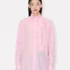 Camicia oversize con fiocco in misto seta Camicia oversize con fiocco in misto seta