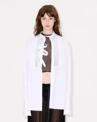Camicia oversize in popeline di cotone