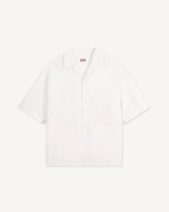 Camicie hawaiane a maniche corte “Kenzo Tiger” in jacquard di cotone