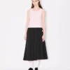 Canotta in cotone con ricamo ‘Boke Flower 2.0’ Canotta in cotone con ricamo ‘Boke Flower 2.0’