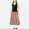 Canotta in cotone con ricamo ‘Boke Flower 2.0’ Canotta in cotone con ricamo ‘Boke Flower 2.0’