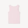 Canotta in cotone con ricamo ‘Boke Flower 2.0’ Canotta in cotone con ricamo ‘Boke Flower 2.0’