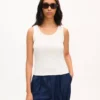 Canotta in cotone con ricamo “Kenzo Signature”