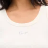 Canotta in cotone con ricamo “Kenzo Signature”