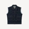Cappellino da camionista con stemmi Kenzo in denim giapponese Cappellino da camionista con stemmi Kenzo in denim giapponese
