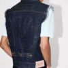 Cappellino da camionista con stemmi Kenzo in denim giapponese Cappellino da camionista con stemmi Kenzo in denim giapponese