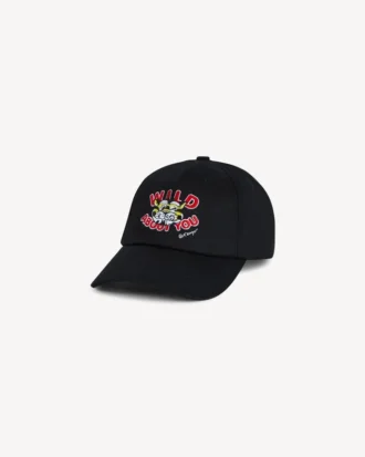 Cappellino in cotone con ricamo “Kenzo Wild Tiger”