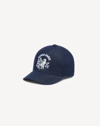 Cappellino “Kenzo Garden” in denim
