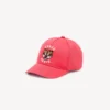 Cappellino ricamato in twill di cotone