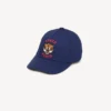 Cappellino ricamato in twill di cotone
