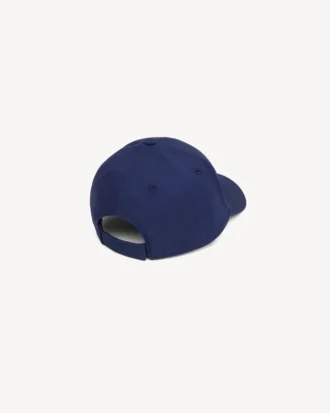 Cappellino ricamato in twill di cotone