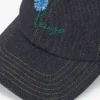 Cappellino ricamato “Kenzo Tulip” in twill effetto denim Cappellino ricamato “Kenzo Tulip” in twill effetto denim
