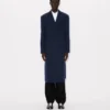 Cappotto sartoriale con revers a scialle in lana vergine Cappotto sartoriale con revers a scialle in lana vergine