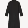 Cappotto sartoriale lungo in lana vergine Cappotto sartoriale lungo in lana vergine