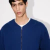 Cardigan con zip ricamato ‘Boke Flower 2.0’ in cotone Cardigan con zip ricamato ‘Boke Flower 2.0’ in cotone