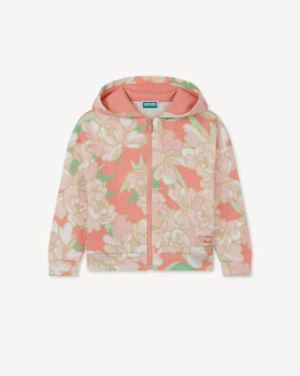 Cardigan da jogging “Eden Jungle” in felpa French Terry