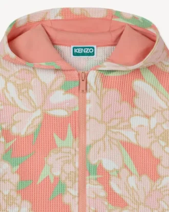 Cardigan da jogging “Eden Jungle” in felpa French Terry