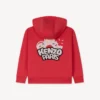 Cardigan da jogging ricamato “Happy Sweet” in French Terry