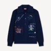 Cardigan decorato ‘Kenzo Cartoon’ in misto lana e cotone Cardigan decorato ‘Kenzo Cartoon’ in misto lana e cotone