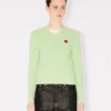 Cardigan in maglia “Boke Flower” in cotone e lana Cardigan in maglia “Boke Flower” in cotone e lana