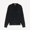 Cardigan in maglia ricamato con motivo “Kenzo Signature Cable” Cardigan in maglia ricamato con motivo “Kenzo Signature Cable”