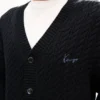Cardigan in maglia ricamato con motivo “Kenzo Signature Cable” Cardigan in maglia ricamato con motivo “Kenzo Signature Cable”