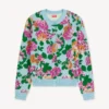 Cardigan in misto cotone e lana con decorazioni floreali Kenzo Cardigan in misto cotone e lana con decorazioni floreali Kenzo
