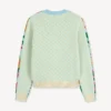 Cardigan in misto cotone e lana con decorazioni floreali Kenzo Cardigan in misto cotone e lana con decorazioni floreali Kenzo
