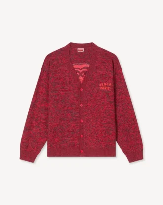 Cardigan ‘Kenzo Boke Heart’ in misto cotone e lana