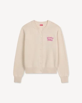 Cardigan ‘Kenzo Boke Heart’ in misto cotone e lana
