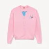 Cardigan “Kenzo Cartoon” in cotone spugnoso Cardigan “Kenzo Cartoon” in cotone spugnoso