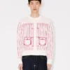 Cardigan Kenzo Trompe L’œil in misto cotone e lana Cardigan Kenzo Trompe L’œil in misto cotone e lana